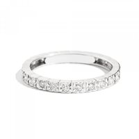 Anello Recarlo Donna Face Cube in Oro bianco Diamante R39GD906/D015-12